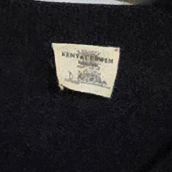 Kent & Curwen England D. Beckham V Neck Sweater Made in Italy - Blue - Sz M* - Picture 2 of 3